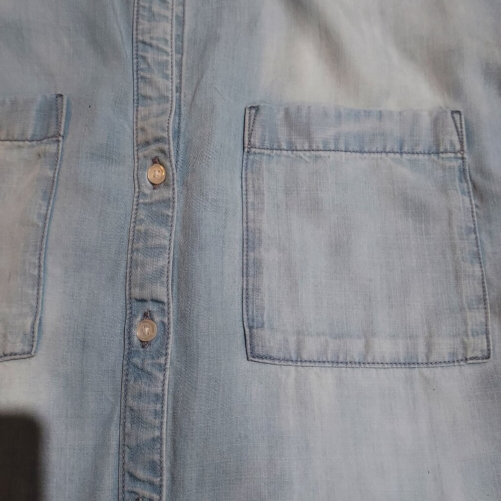 Cloth & Stone Breezy Button Down Shirt Farmcore Summertime - Picture 9 of 10